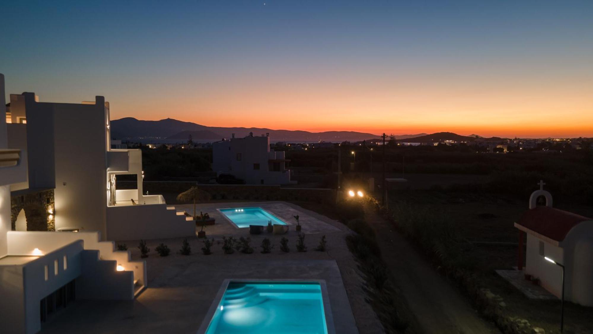 Nymphee Luxury Villas Agia Anna  ภายนอก รูปภาพ