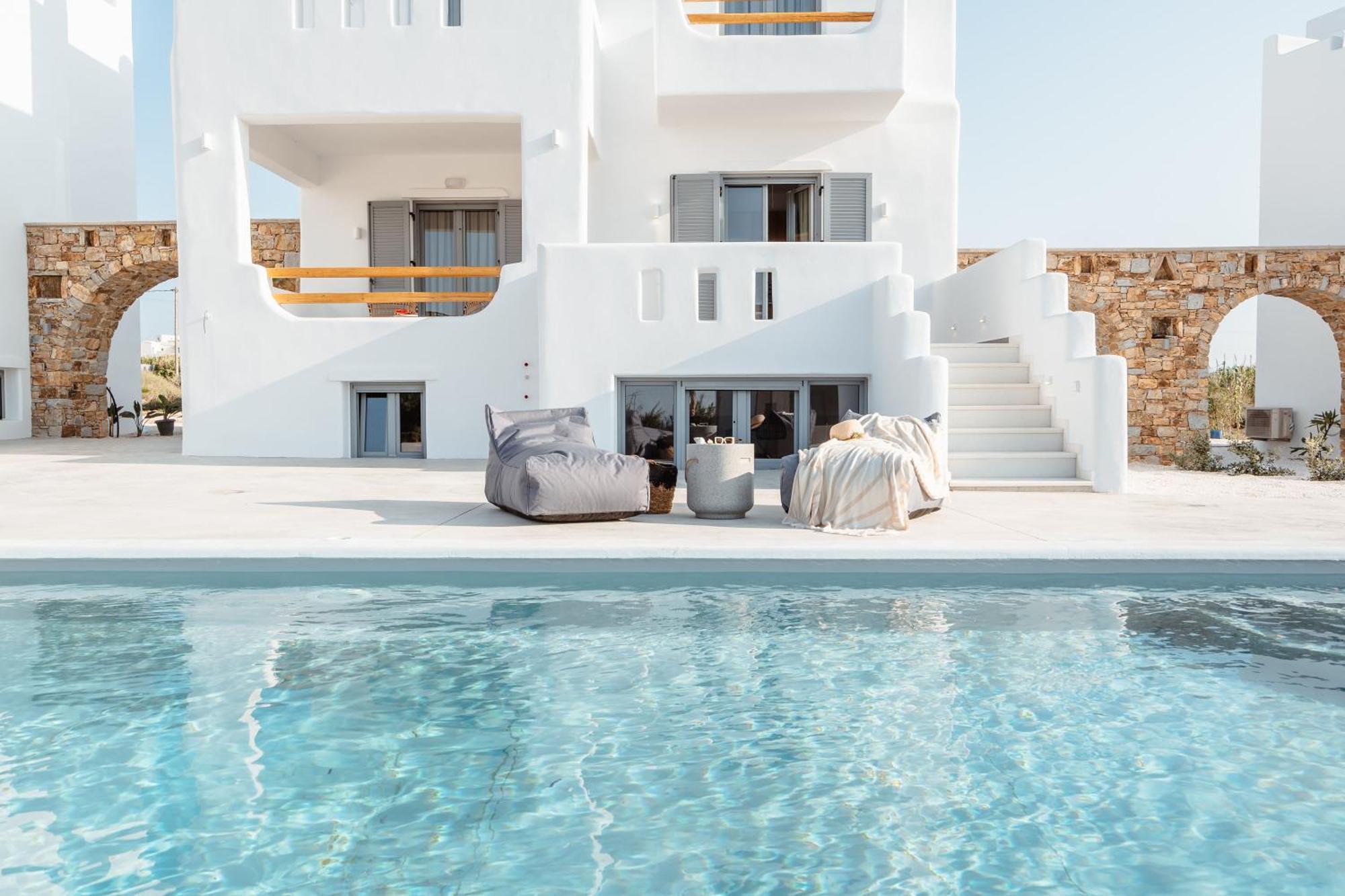 Nymphee Luxury Villas Agia Anna  ภายนอก รูปภาพ