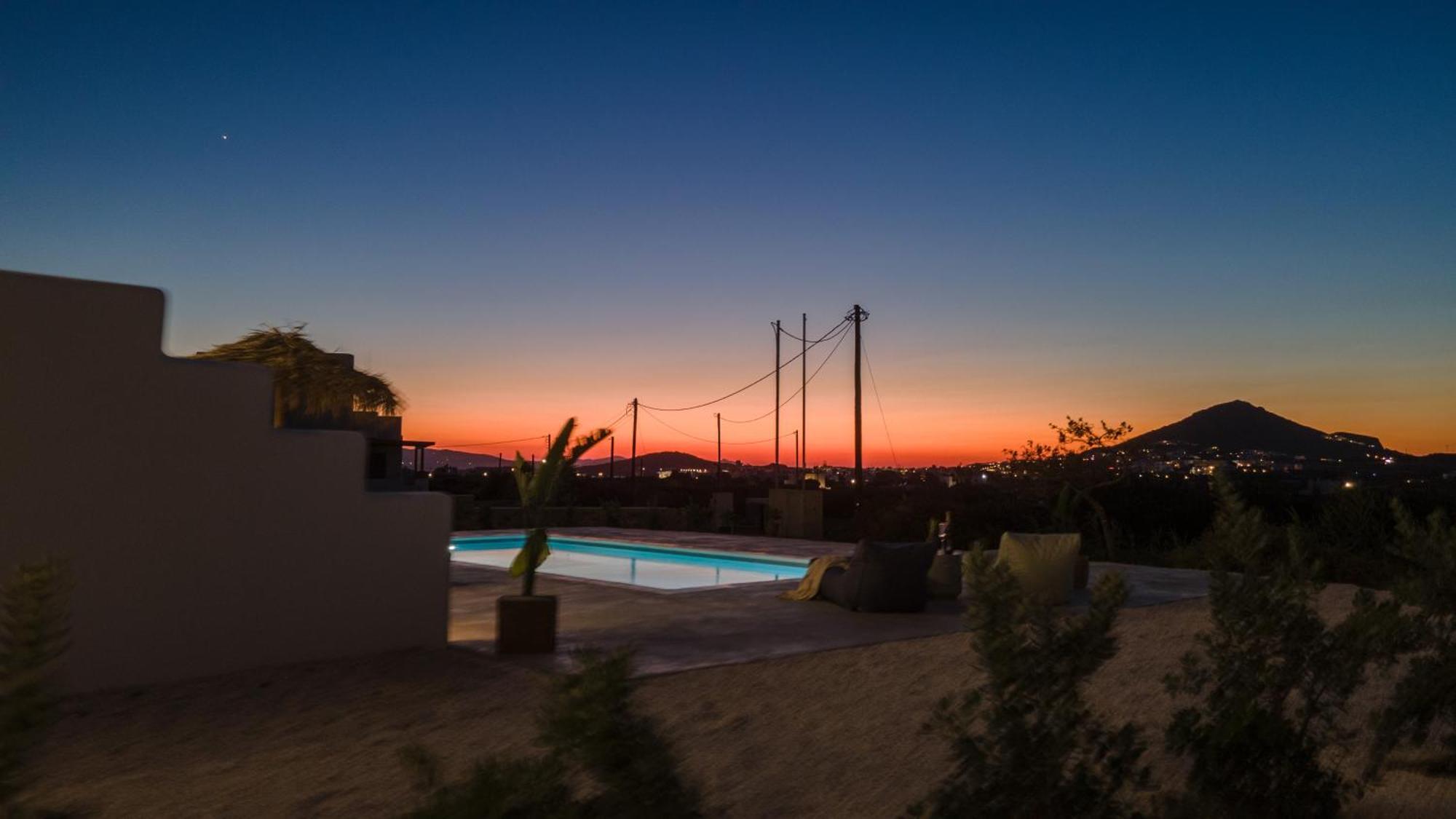 Nymphee Luxury Villas Agia Anna  ภายนอก รูปภาพ