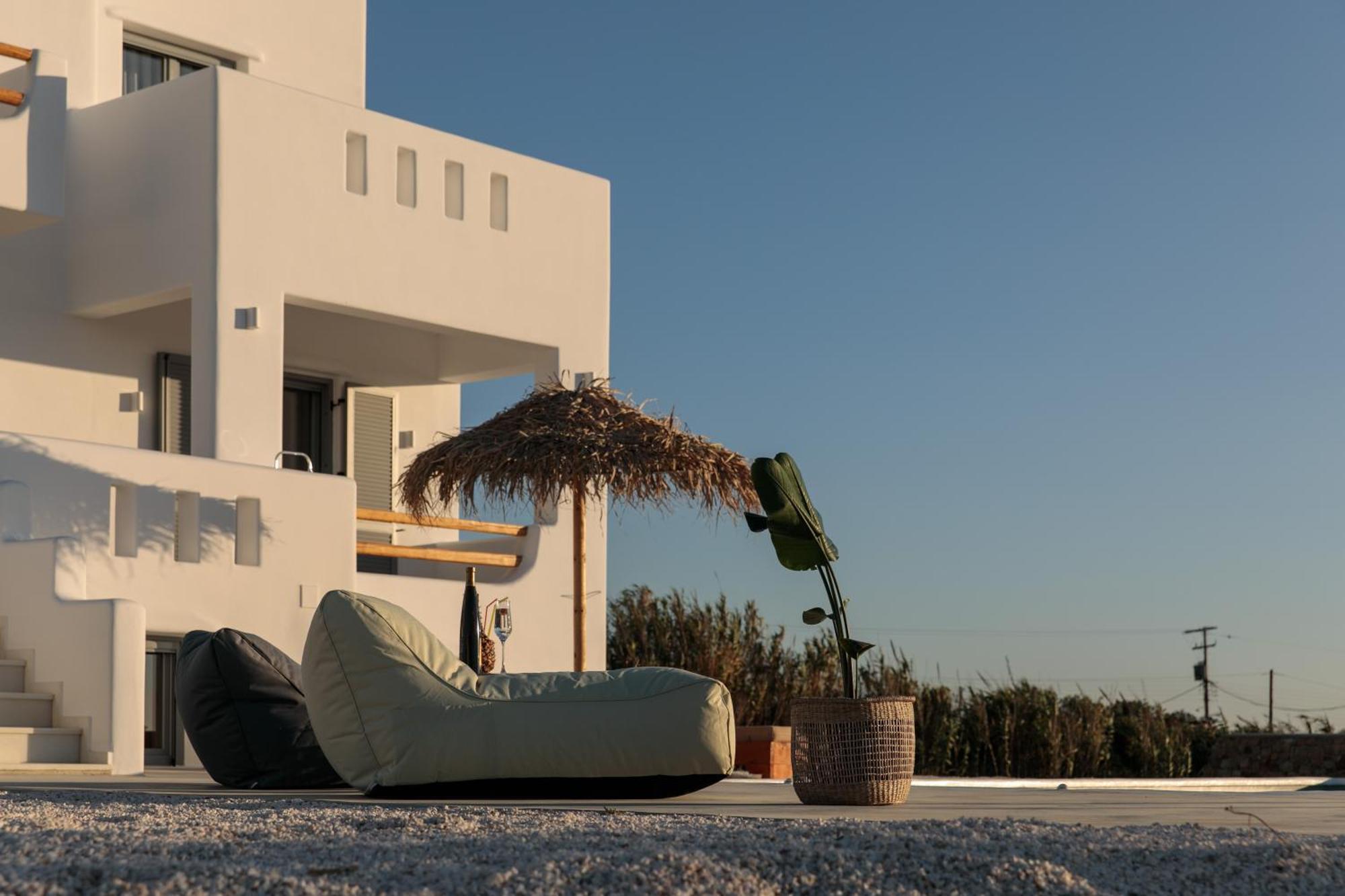 Nymphee Luxury Villas Agia Anna  ภายนอก รูปภาพ